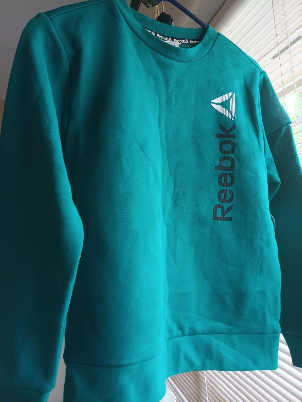 Reebok Boy's.Teal Crewneck Sweatshirt